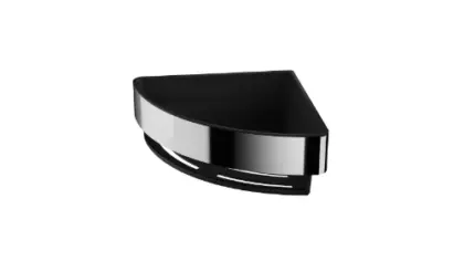 Inda Accessoires korf angulaire avec coupelle amovible - zwart mat AV231AAL08