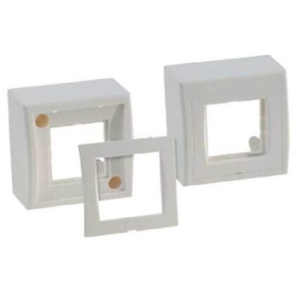 Aginode Belgium LANmark EU Style 45 x 45 Surface mount box White N200.116