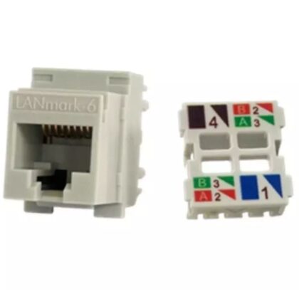 Aginode Belgium LANMARK-6 EVO SNAP-IN CONNECTOR CATEGORY 6 UNSCREENED - NEW GENERATION N420.660-03