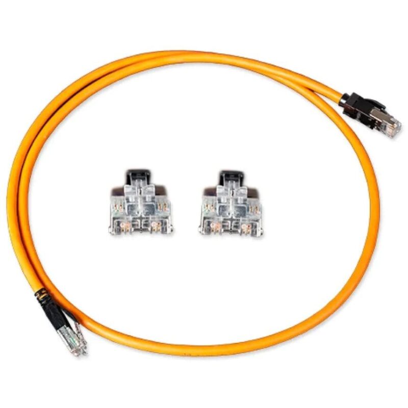Aginode Belgium GG45 8C Measurement Cord Cat 7A Screened LSZH 2m Orange N900.67A