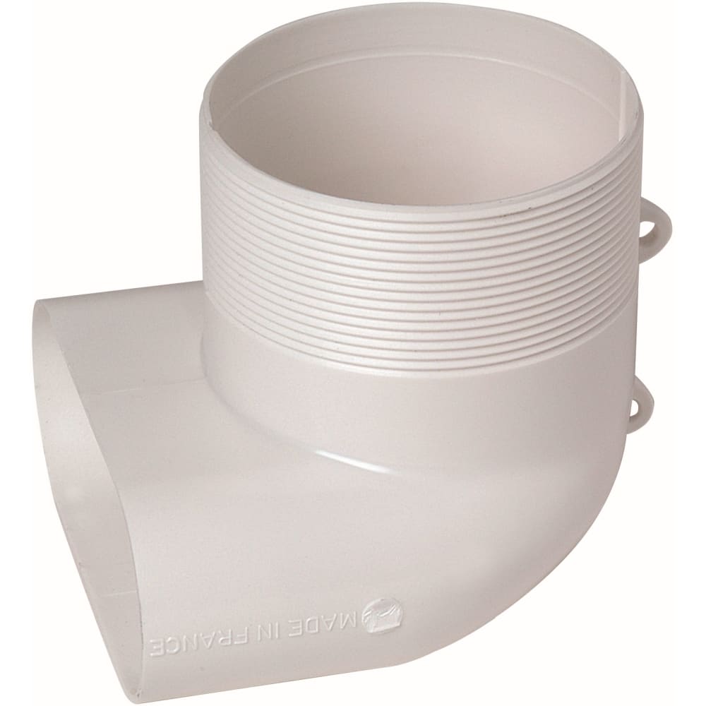 Aldes Verticale bocht met overgang 40x100 - eq. Ø80mm - in kunststof 11023002