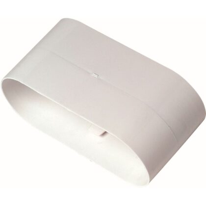 Aldes Rechte koppeling 40x100 - eq. Ø80mm - in kunststof 11023017