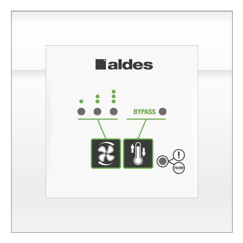Aldes Afstandsbediening Bedraad - 3 snelheden 11023065