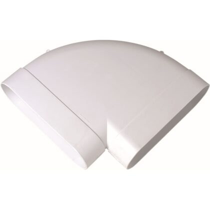 Aldes Horizontale bocht 60x200 - 90° - eq. Ø125mm - in kunststof 11023973