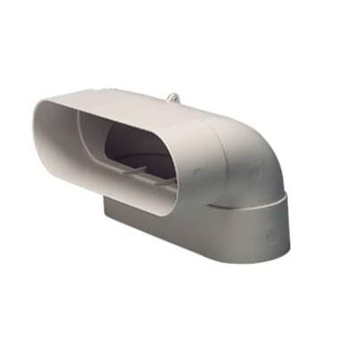 Aldes Verticale bocht 60x200 - 90° - eq. Ø125mm - in kunststof 11023974
