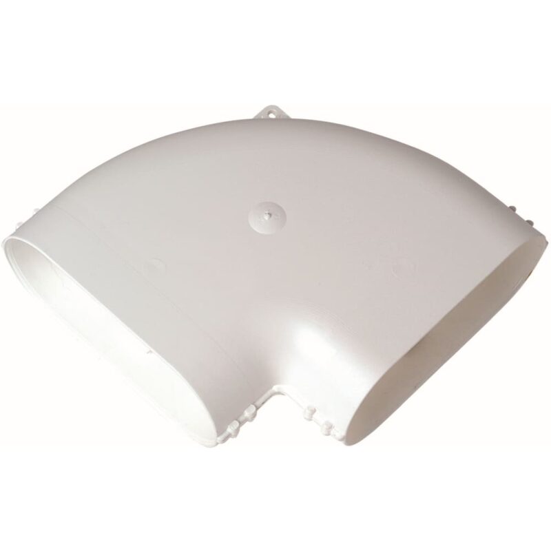 Aldes Horizontale bocht 40x100 - 90° - eq. Ø80mm - in kunststof 11023977