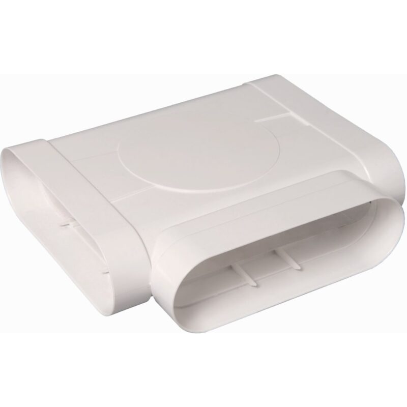 Aldes Horizontaal T-stuk 60x200 - 90° - eq. Ø125mm - in kunststof 11023980