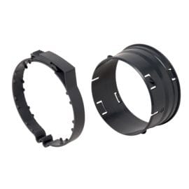 Aldes EasyClip koppelstuk + ring Ø125mm 11033010