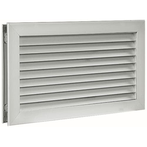 Aldes Rooster AC 181 - alu AC 181 F1 - 500X300 - vaste lamellen vr doorgifte 11050691