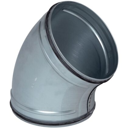 Aldes Virtuo-Fix geperste bocht (C) + rubber - 90° - Ø160 11098143