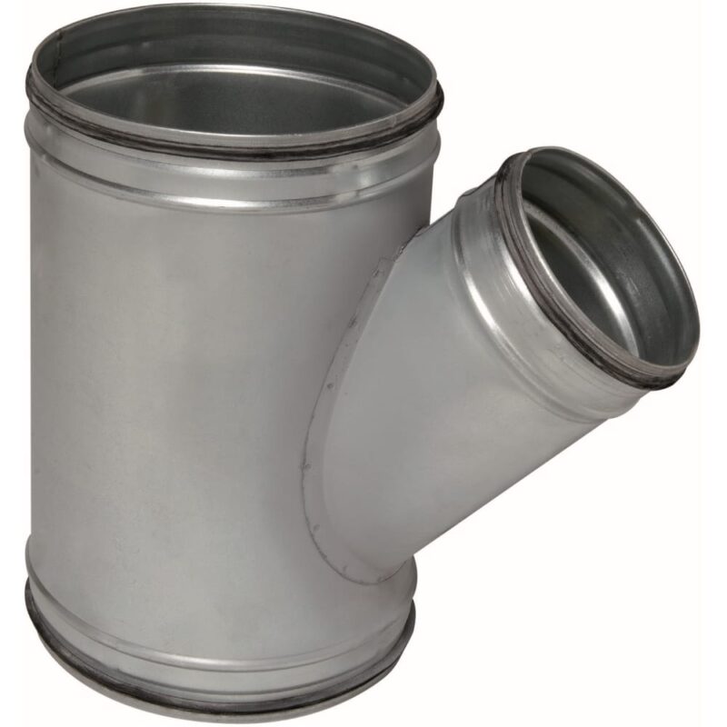 Aldes Virtuo-Fix schuin T-stuk (TO) + rubber - Ø200/125 11098465