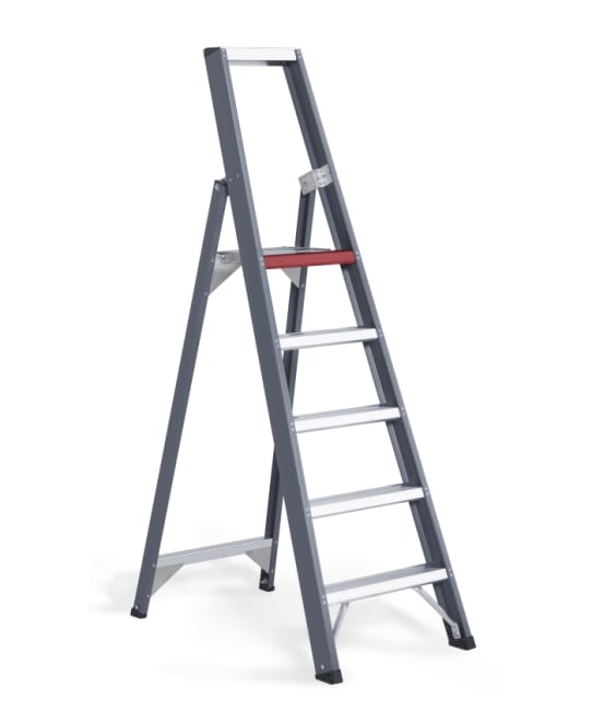 Altrex Falco enkel oploopbare trapladder FEO - 5 treden - werkhoogte 3