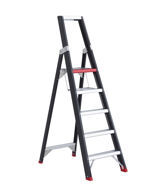 Altrex Taurus enkel oploopbare trapladder TGB - 5 treden - werkhoogte 2