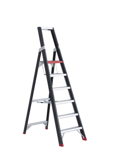 Altrex Taurus enkel oploopbare trapladder TGB - 6 treden - werkhoogte 2