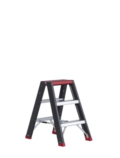 Altrex Taurus dubbel oploopbare trapladder TDO - 3 treden - werkhoogte 2