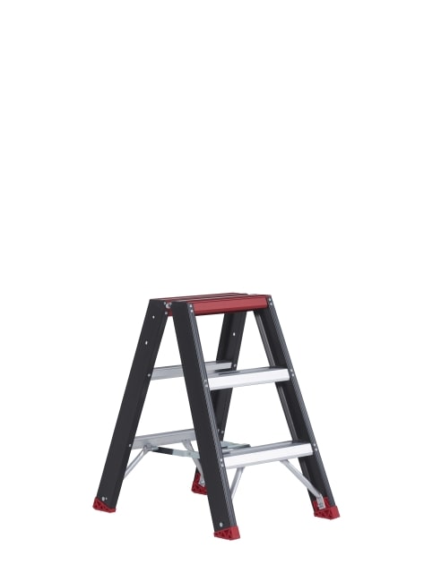Altrex Taurus dubbel oploopbare trapladder TDO - 3 treden - werkhoogte 2