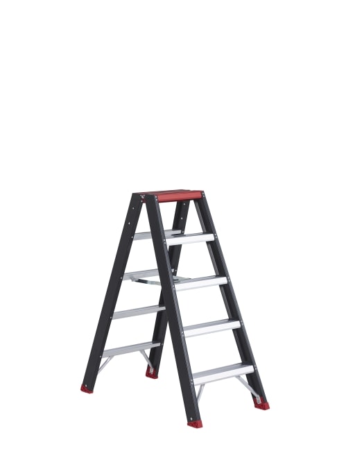 Altrex Taurus dubbel oploopbare trapladder TDO - 5 treden - werkhoogte 2