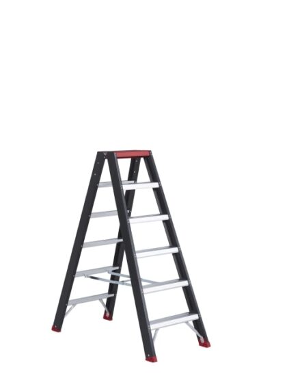 Altrex Taurus dubbel oploopbare trapladder TDO - 6 treden - werkhoogte 2