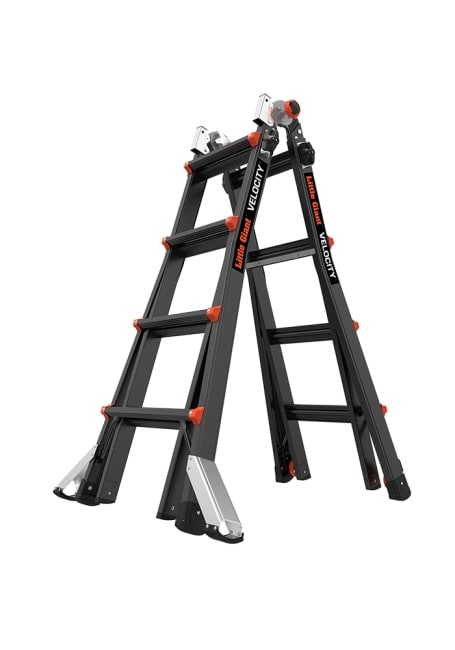 Altrex Velocity Black Pro vouwladder - 4x4 treden - werkhoogte 5