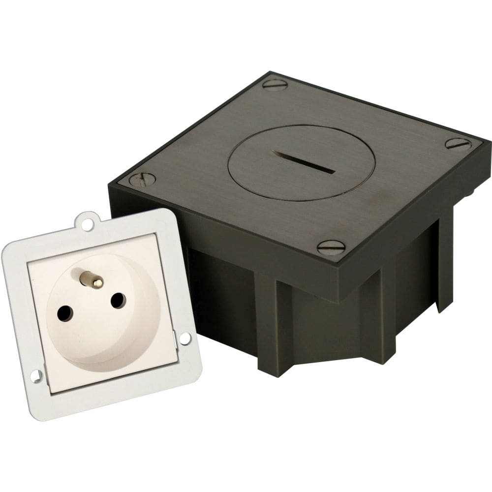 Arpi by Lithoss Inox vloerstopcontact 2P+A met veiligheid AR6161301