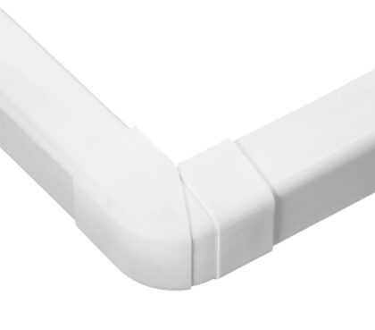 Artiplastic GOULAE-08REGBP Buitenhoek regelbaar 70° à 120° Zuiver wit  - 80x60mm 050702-101018