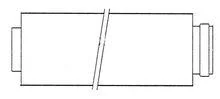 Atag Concentrische rookgasbuis Atag 80/125mm 2000mm 0RP12CBA0