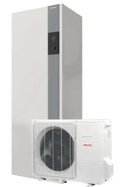 Atlantic All-electric warmtepomp (lucht/water) split Atlantic Alfea Extensa compleet 7.5kW A++ met boiler 190L 1x230V S Duo 8 527092
