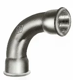 Atusa Draadbocht zwart gietijzer 1" FF 90° Atusa fig 2 E0020000062