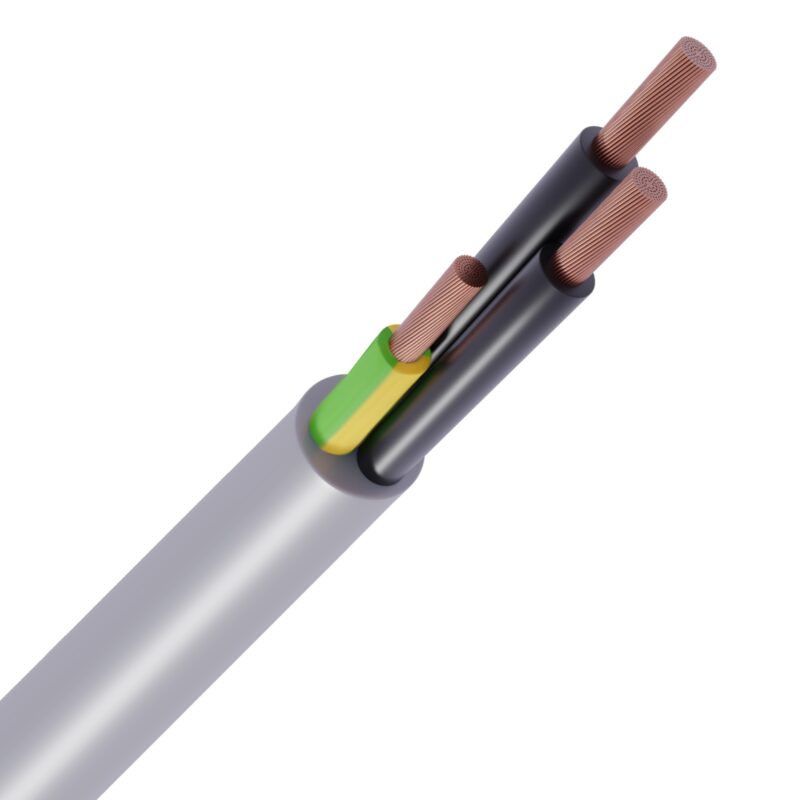 B-CABLES LIYY PVC grijs genummerd Cca s3d2a3 3G1