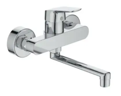 Ideal Standard Ceraflex eengreepskeukenmengkraan - wandmodel - chroom - uitloop 160 mm B1717AA
