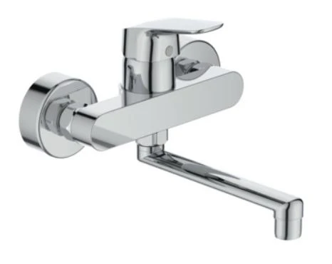 Ideal Standard Ceraflex eengreepskeukenmengkraan - wandmodel - chroom - uitloop 160 mm B1717AA