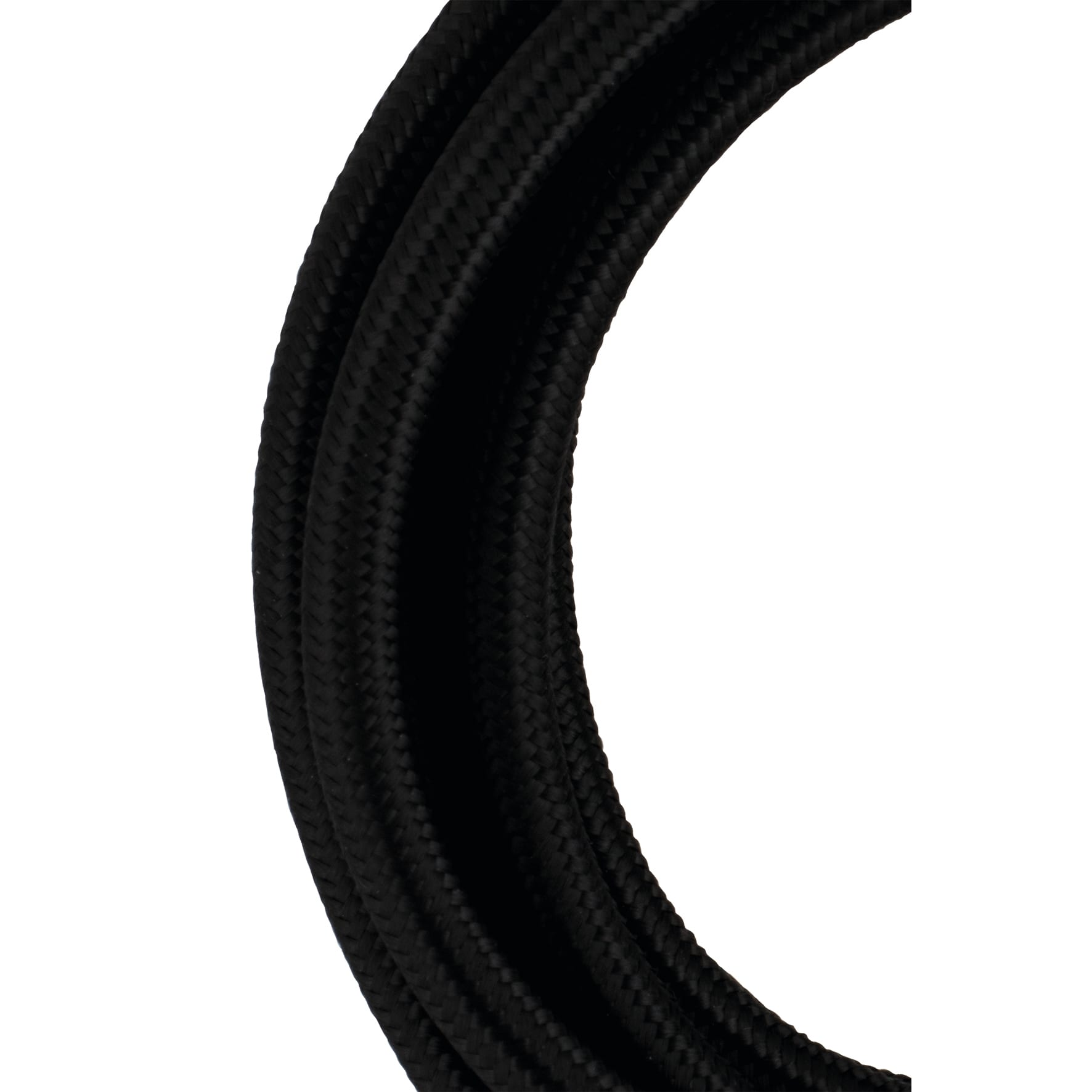 BAILEY Textielsnoer Zwart 2x0.75mm2 3 meter 2-aderig snoer 139672
