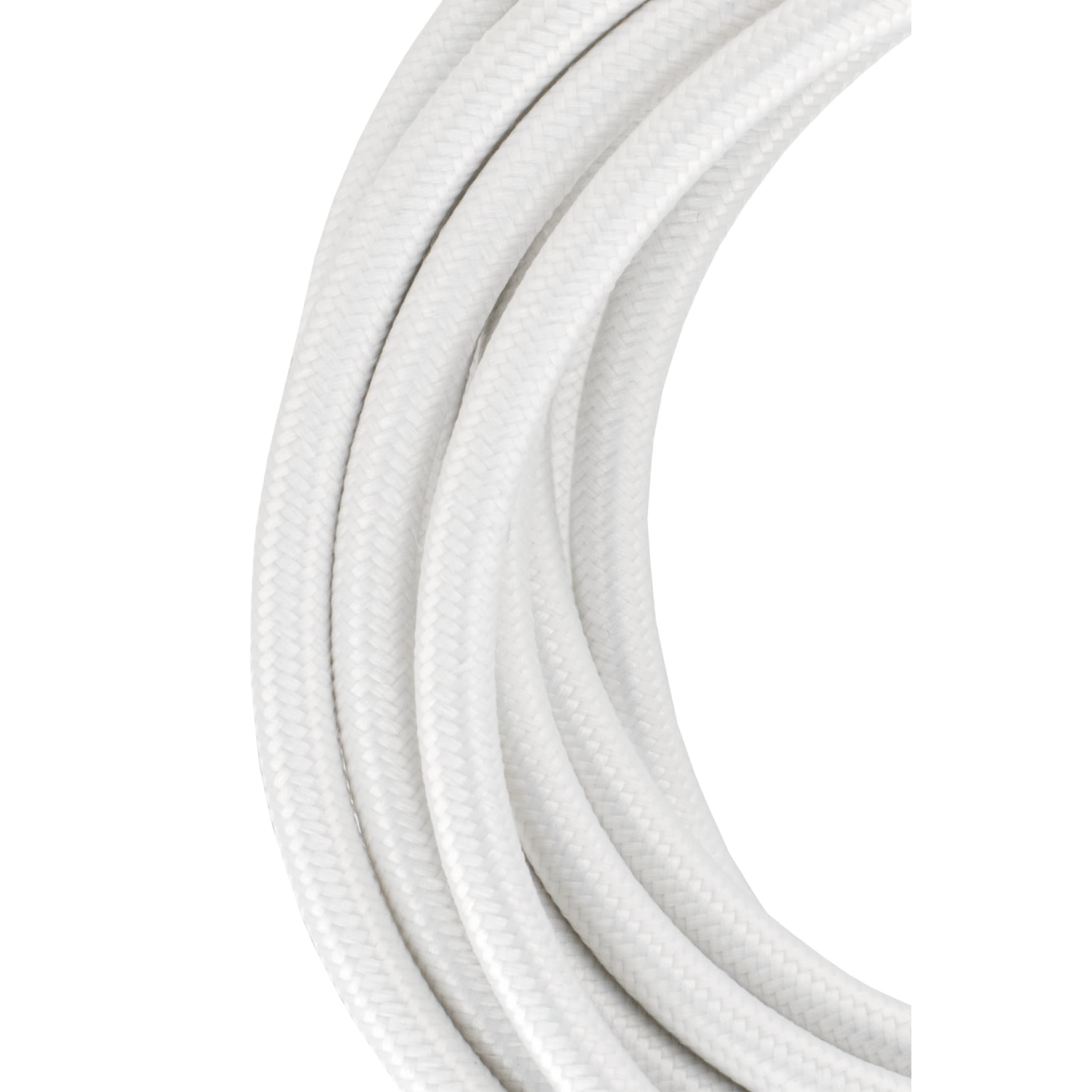 BAILEY Textielsnoer 3 meter Wit 2x0.75mm2 2-aderig snoer 139673