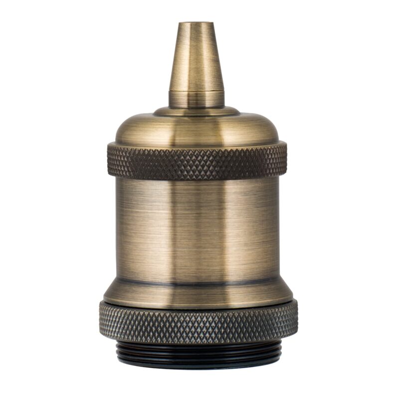 BAILEY Retro Lamphouder alu E27 Antiek Brons M10 Complete set Lamphouder Max 60W 139692