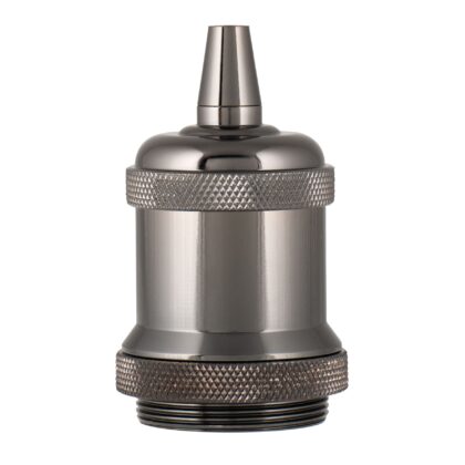 BAILEY Retro Lamphouder alu E27 Zwart M10 Complete set Lamphouder Max 60W 139693