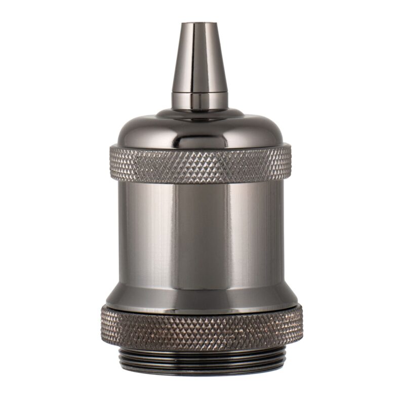 BAILEY Retro Lamphouder alu E27 Zwart M10 Complete set Lamphouder Max 60W 139693