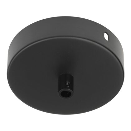 BAILEY Plafondkap Metaal Zwart 100x25mm met kunststof trekontlaster zwart 139701