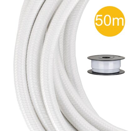 BAILEY Textile Cable 2C White 50m Roll 140680