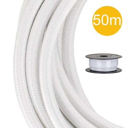 BAILEY Textile Cable 2C White 50m Roll 140680