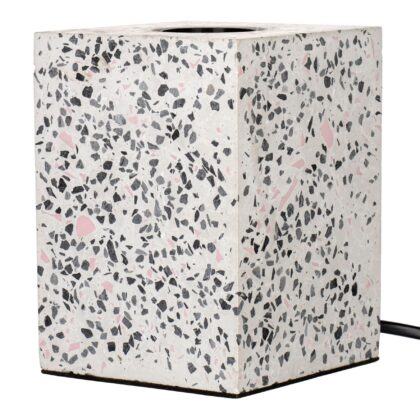 BAILEY Table Lamp E27 Terrazzo White 142538