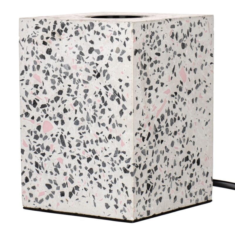 BAILEY Table Lamp E27 Terrazzo White 142538