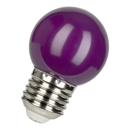 BAILEY LED Party Bulb Kogel G45 E27 1W Paars 30lm 45x70mm IP44 Plastic voor prikkabel 143329