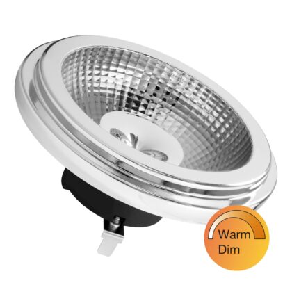 BAILEY Qual LED Reflector AR111 G53 12V AC/DC 9W Dim2Warm 2700K-1800K 40D 520(690)lm 11 143850
