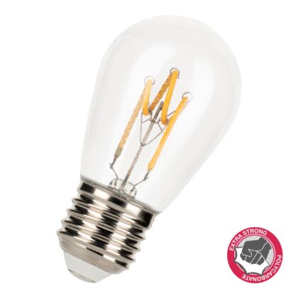 BAILEY Spiraled Safe ST45 E27 2W 2700K Helder 175lm 320D 45x89mm Stootvast Polycarbonaa 143861