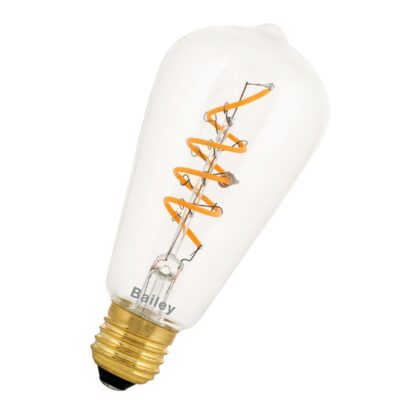 BAILEY SPIRALED Alva ST64 E27 DIM 3.2W 190lm 922 Clear 145012