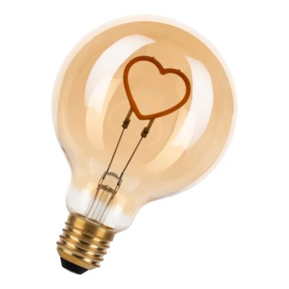 BAILEY LED Silhouette Heart G95 E27 2W 90lm 920 Gold 145546