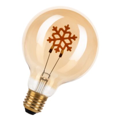 BAILEY LED Silhouette Snowflake G95 E27 2W 90lm 920 Gold 145550