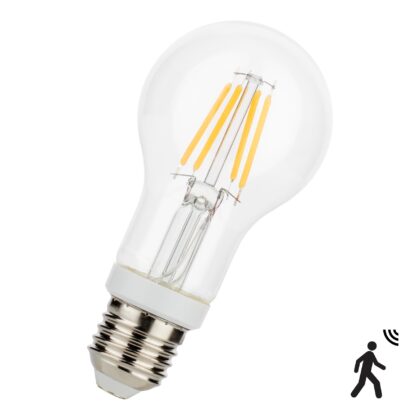 BAILEY LED FIL Motion Sensor A60 E27 5W (48W) 600lm 827 Clear Beweging Sensor LED-lamp 145934