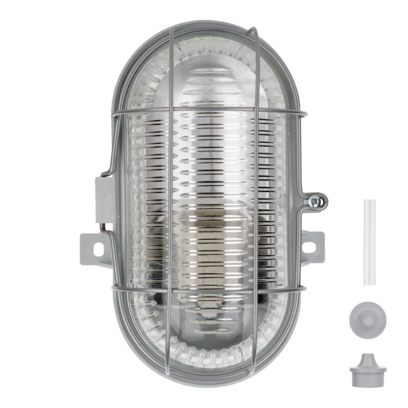 BAILEY RoBust Bulkhead E27 Oval Large Grey 100W 145970