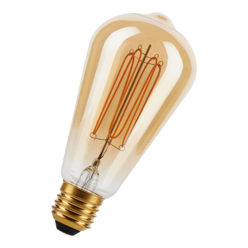 BAILEY SPIRALED Rustika ST64 E27 DIM 4W (21W) 200lm 919 Gold 146028